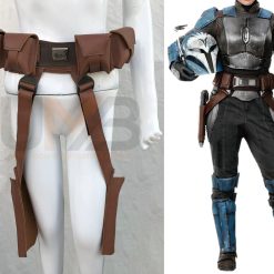Bo Katan Kryze Leather belt With Pouches & holsters