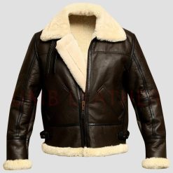 Bomber B3 Fur Leather Jacket