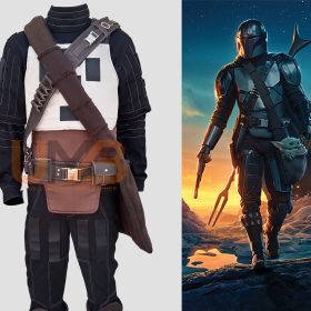 Mandalorian Flight Suit Din Djarin Cosplay Bounty Hunter Outfit Full set