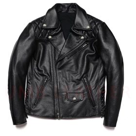 Genuine Cowhide real Leather biker Jackets