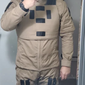 The Mandalorian Real Costume - Tan Din Djarin Flight Suit & Cummerbund