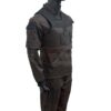 Mandalorian Brown Flight Suit Din Djarin 3-Piece Cosplay Costume with Top, Flak Vest, and Pants, Customizable Fit