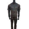 Mandalorian Brown Flight Suit Din Djarin Cosplay Costume 3-piece set with top, flak vest, and pants – Customizable fit and Velcro attachments