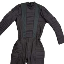 Custom Black Mandalorian Flight Suit with Flak Vest and Optional Kama – Cosplay Costume for Star Wars Armor Build