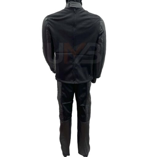Darth Vader cosplay outfit featuring black top and pants, Star Wars costume pieces only