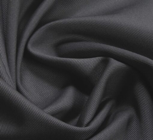 cotton twill fabric in Dark Gray medium weight durable material for sewing, cosplay, and DIY projects