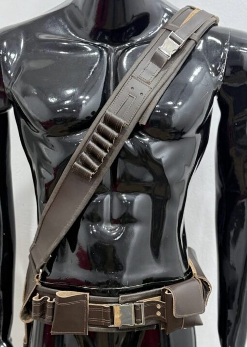 Custom Brown Mandalorian Outfit (Season 2 Inspired) Mando Leather belt
